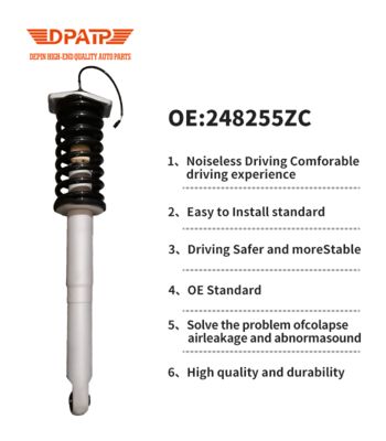 마세라티 콰트로포르테 M139 2007-용 맞춤형 코일오버 키트 프론트 서스펜션 스트럿 248255 유도 댐퍼 쇼크 업소버